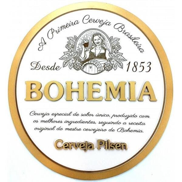 Quadro De Bebida Bohemia - 43X40Cm - 1