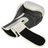 Luva de Boxe Muay Thai Profissional Branco e Cinza 10 Oz - 3
