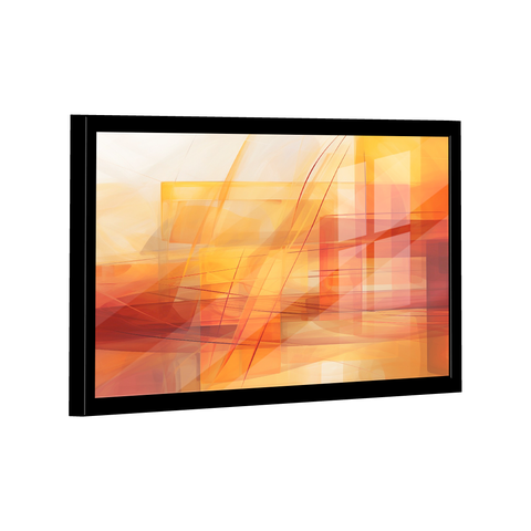 Quadro Abstract Orange Colors -- BR ARTES