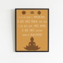 Ver imagem 2 de Quadro A Lei Da Mente É Implacável 24x18cm:Madeira branca