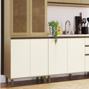 Ver imagem 3 de Cozinha Nova Dubai Mdf 16 Portas 3 Gavetas Casamia
