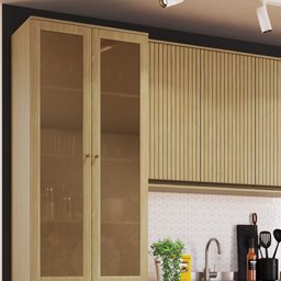 Cozinha Nova Dubai  Mdf 16 Portas 3 Gavetas  Casamia - 4