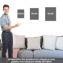 Quadro Batman e Coringa Logo 3 peças 22x30 - 2