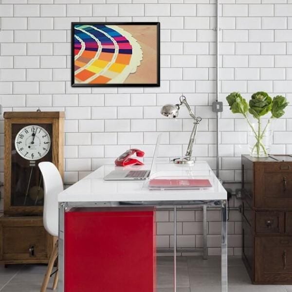 Quadro Paleta Cores A4 - 2