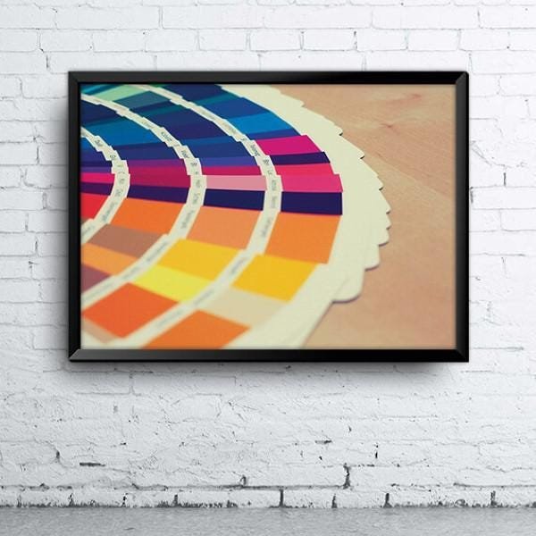Quadro Paleta Cores A4 - 1