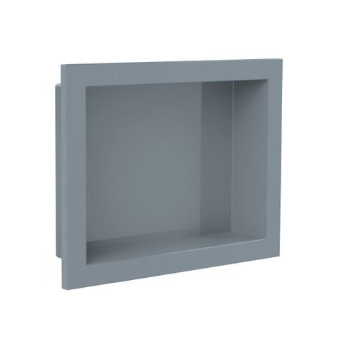 Nicho Para Banheiro Embutir Pequeno 30x40cm Cinza Urbano