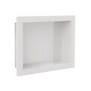 Ver imagem 1 de Nicho para Banheiro Embutir Pequeno 30x40cm Branco