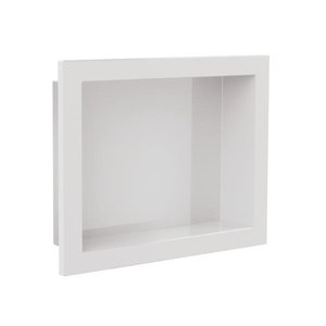 Nicho para Banheiro Embutir Pequeno 30x40cm Branco