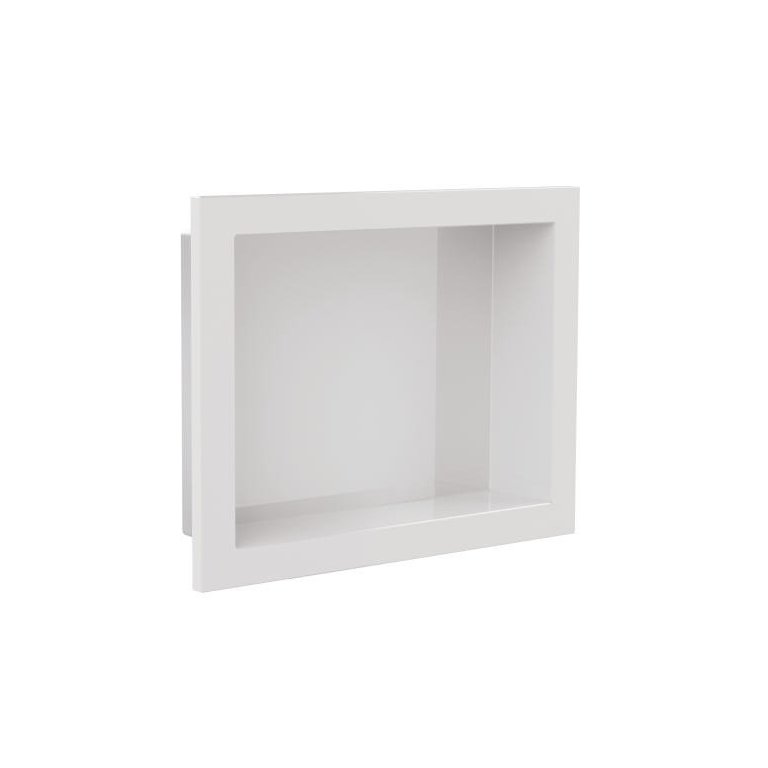 Nicho para Banheiro Embutir Pequeno 30x40cm Branco