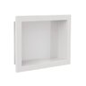 Nicho para Banheiro Embutir Pequeno 30x40cm Branco - 1