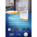 Ver imagem 2 de Nicho para Banheiro Embutir Pequeno 30x40cm Branco