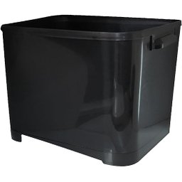 Porta Ração Pote Portátil para até 15 Kg com Tampa Furacão Pet - Preto - 3