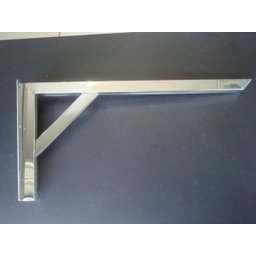 Mão Francesa E Suporte Para Prateleiras Em Aço Inox 60cm - 2