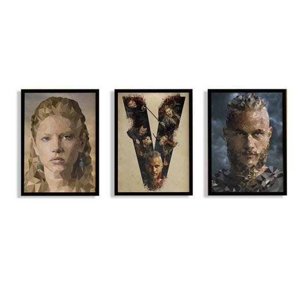 Trio Quadros Decorativos Parede Os Vingadores - 2