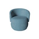 Ver imagem 4 de Kit Namoradeira + Poltrona Decorativa Beatriz Orgânica Linho Azul