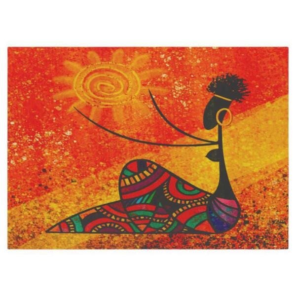 Quadro Trenddecor Pintura 02 Borda Lisa 75X50Cm - 1
