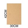 Chapa Mdf Cru 3mm Placa 30x42 Cm A4 para Artesanato Adesivo 10 Unidades 2 Faces Cru - 3