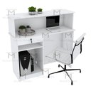 Ver imagem 3 de BALCÃO CAIXA COM GAVETA PARA ATENDIMENTO M345.B MUNDI MOVEIS