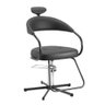 Cadeira de Cabeleireiro Hidráulica Dompel Futura Profissional Black - 1