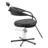 Cadeira de Cabeleireiro Hidráulica Dompel Futura Profissional Black - 3