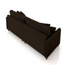 Ver imagem 7 de Sofá Montecarlo 2 Lugares 172cm Veludo/pu Marrom