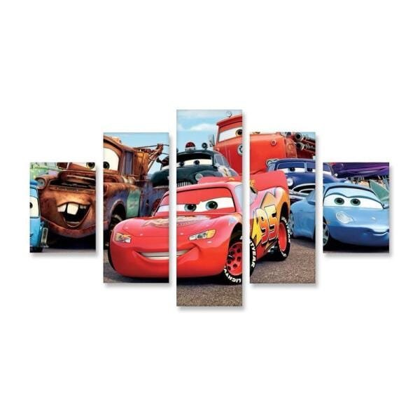 Quadro Filme Carros Animados Para Decoraçao 200X100 - 1