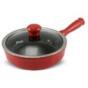 Ver imagem 1 de Frigideira Duo Cerâmica Esmaltada Com Tampa 20cm 1200ml