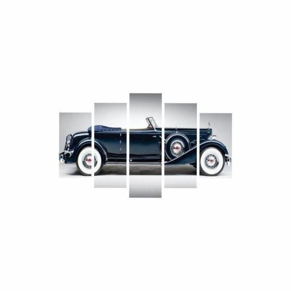 Quadro Carros Classicos Decorativos 200X100 - 1