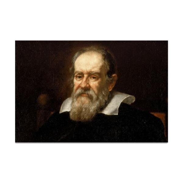 Quadro Arte Galileu Galilei Decorativo Em Tecido 1 Peça - 1