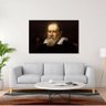 Quadro Arte Galileu Galilei Decorativo Em Tecido 1 Peça - 2