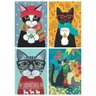 Quadros Gatos Decorativos Pets Para Sua Casa 30X40 - 1