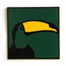 Quadro Pássaro Tucano - 30X30Cm - 1