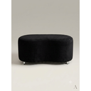 Ver imagem 2 de Puff Orgânico Curvo - 1 Metro Elegância e Conforto Moderno Feijao Moderno Tecido Premium Suede Preto