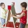 Lousa Infantil Com Cavalete Quadro Branco Quadro Negro e Papel Carimbras 0522 - 5