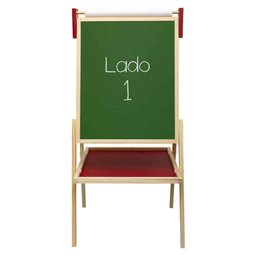 Lousa Infantil Com Cavalete Quadro Branco Quadro Negro e Papel Carimbras 0522 - 4 Lousa Infantil Com Cavalete Quadro Branco Quadro Negro e Papel Carimbras 0522 - 4