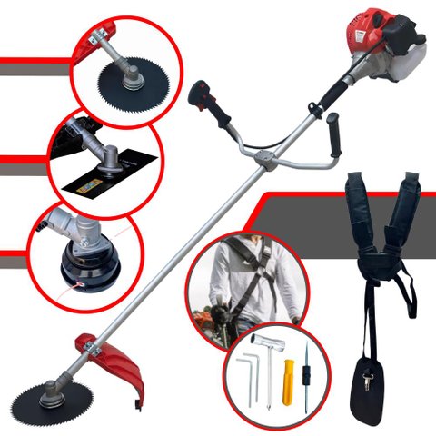 Roçadeira Profissional Cg430-p Tb Anmax 43cc 2hp 2t 3 em 1 com Lâmina 80 Dentes Extra