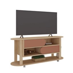 Rack para Tv até 65" Mundi Naturale/terracota Artely - 1 Rack para Tv até 65" Mundi Naturale/terracota Artely - 1