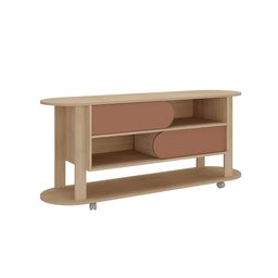 Rack para Tv até 65" Mundi Naturale/terracota Artely - 4 Rack para Tv até 65" Mundi Naturale/terracota Artely - 4