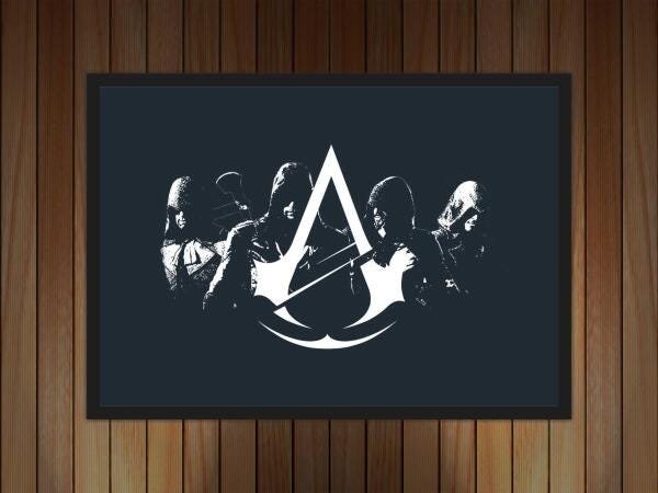 Quadro Decorativo Assassins Creed Games Jogos Moldura 008 - 4