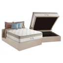 Ver imagem 1 de Conjunto Box Baú Casal: Colchão Espuma Anjos Molas Ensacadas Masterpocket King Best Clean + Base