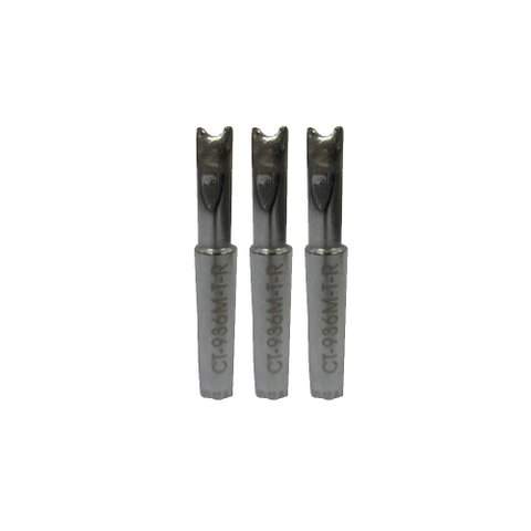 Kit 3 Ponta Côncava Ferro Pf-300 5,1Mm Abertura Utilizada Estação Solda Esd-905 Es-915 Instrutherm