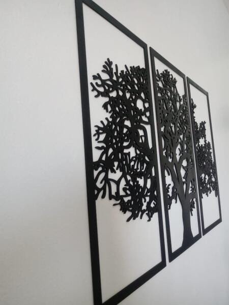 Quadro A Árvore 3 Peças - 3