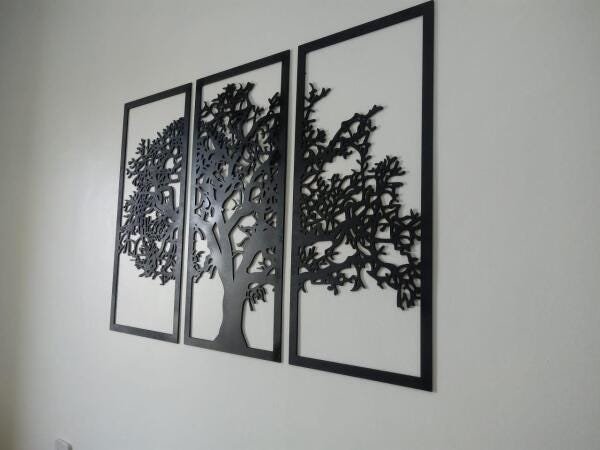 Quadro A Árvore 3 Peças - 2