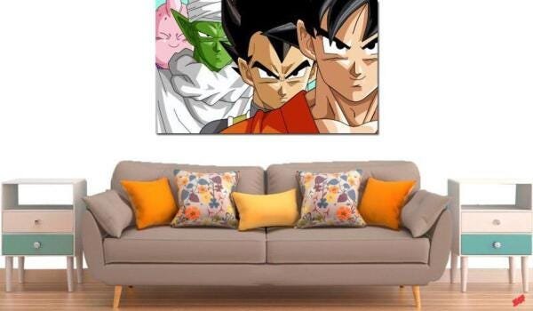 Quadro Decorativo Dragon Ball Z Goku Sayajin 1 Peça M11 - 2