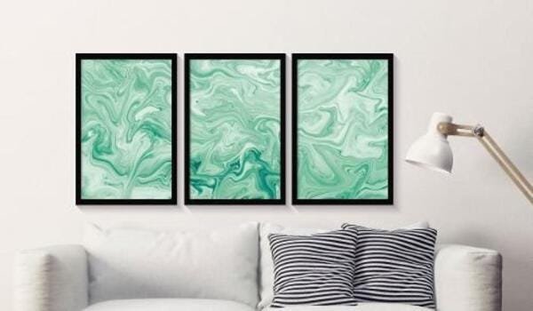 Quadro Decorativo Moderno Moldura Sala Jogo 120 X 60Cm Lindo - 1