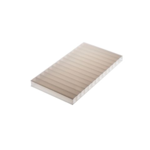 Chapa de Policarbonato Alveolar Branco Refletivo 10mm - 2,10m X 6,00m - Sabic