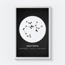 Quadro Decorativo Signo Sagitário Com Moldura - 2