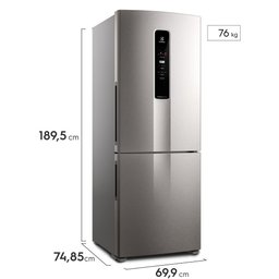 Geladeira Refrigerador IB54S Electrolux Frost Free Bottom 2 Portas 490 Litros - 8