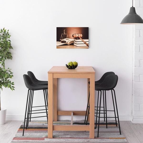 Quadro Para Escritório De Advocacia Direito Malhete Balança - 2