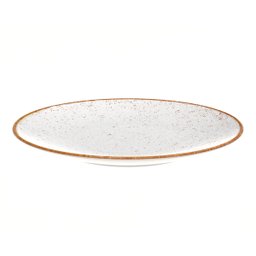 Prato de Sobremesa Porcelana Rústico Marrom 21cm 1un - Tramontina 96980/010 - 3